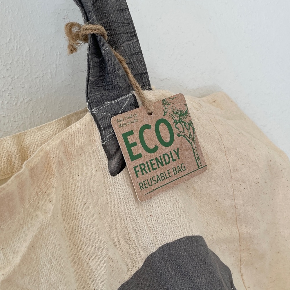 Eco Friendly Tote Bag Cotton Natural - Picture 9 of 13